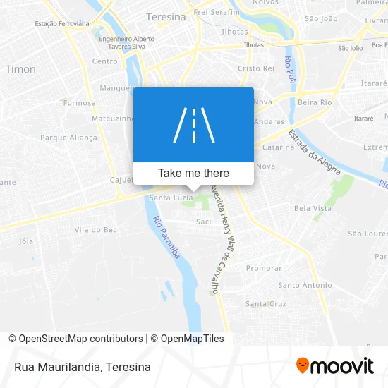 Rua Maurilandia map