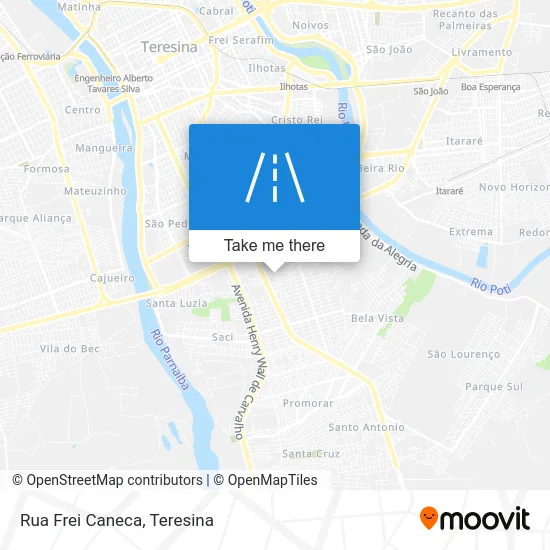 Rua Frei Caneca map