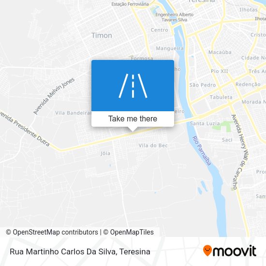 Rua Martinho Carlos Da Silva map