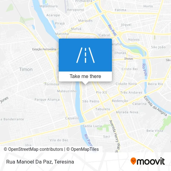 Rua Manoel Da Paz map