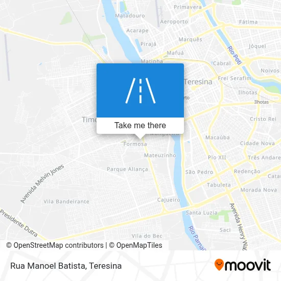 Rua Manoel Batista map