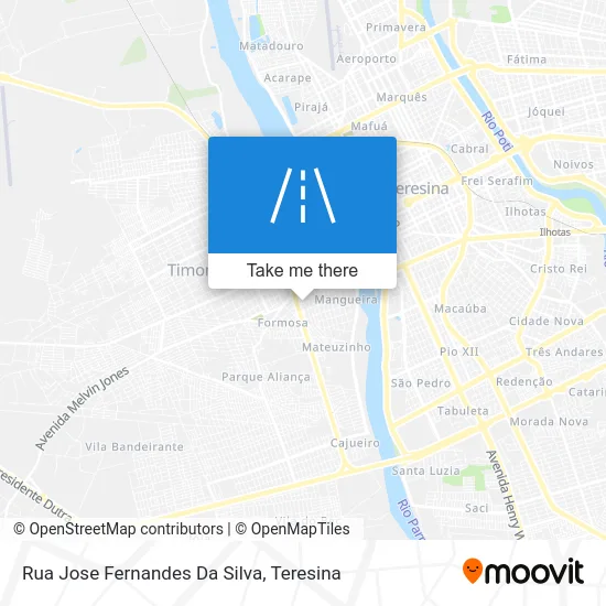Rua Jose Fernandes Da Silva map