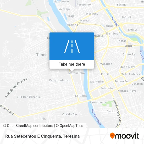 Rua Setecentos E Cinquenta map