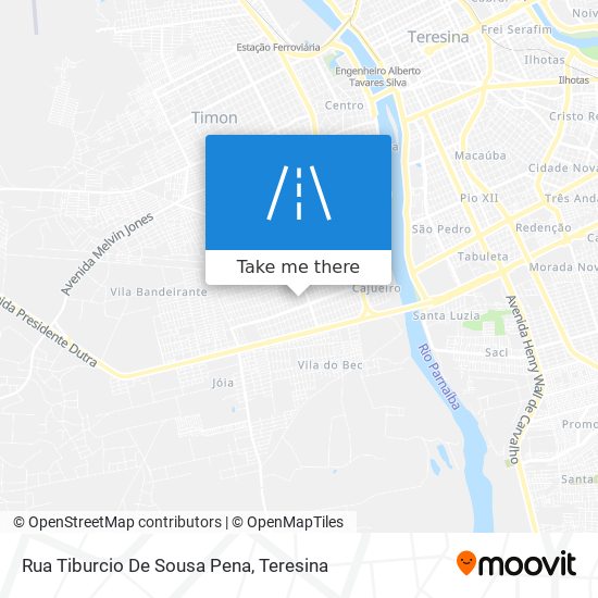 Rua Tiburcio De Sousa Pena map