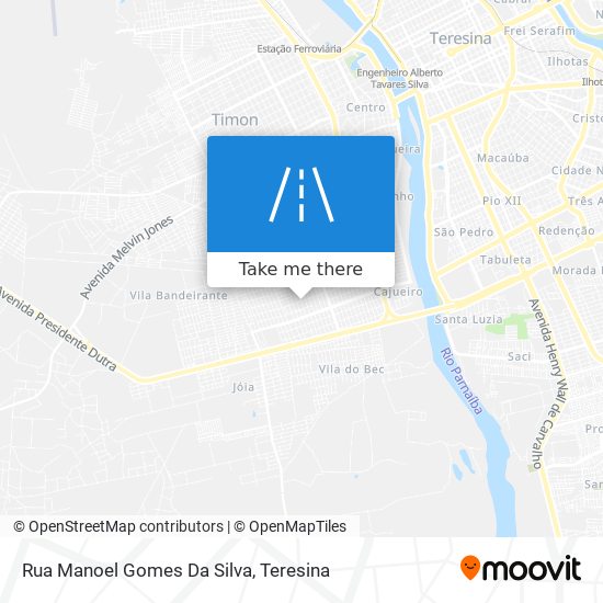 Rua Manoel Gomes Da Silva map