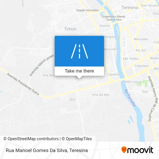Rua Manoel Gomes Da Silva map