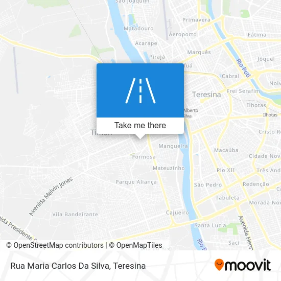 Rua Maria Carlos Da Silva map