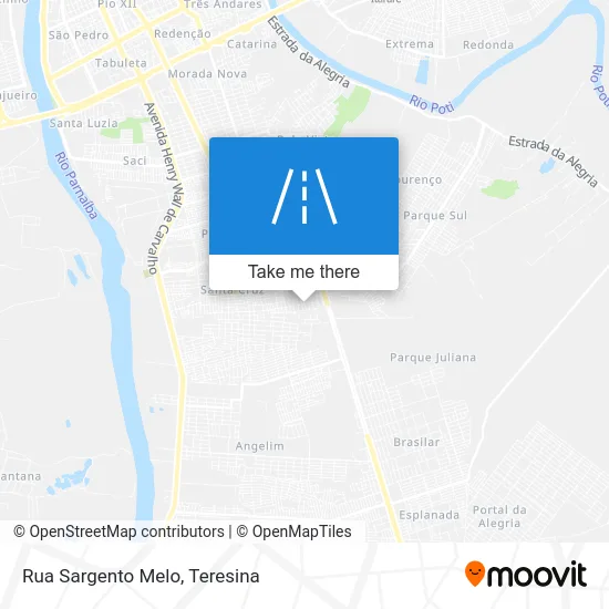 Rua Sargento Melo map