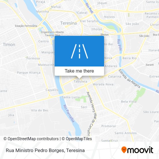 Rua Ministro Pedro Borges map