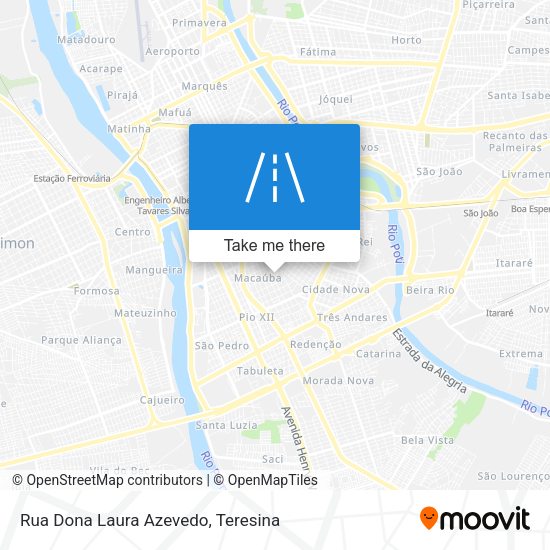 Rua Dona Laura Azevedo map