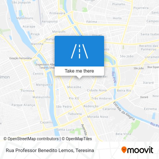 Rua Professor Benedito Lemos map
