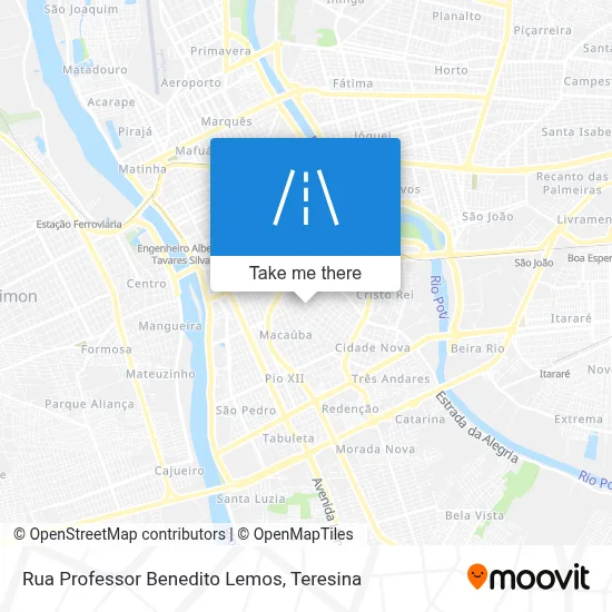 Rua Professor Benedito Lemos map
