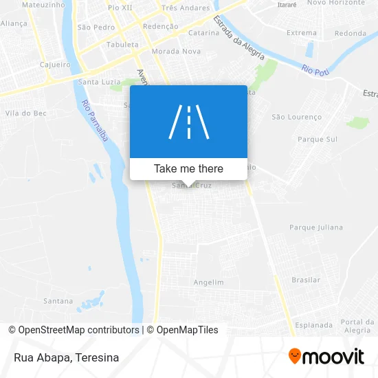Rua Abapa map