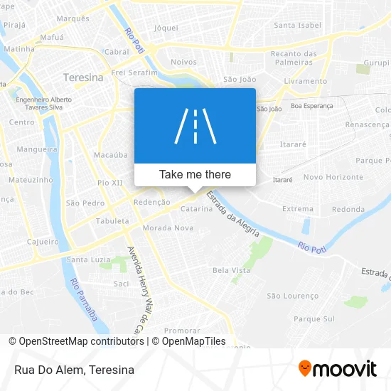 Rua Do Alem map