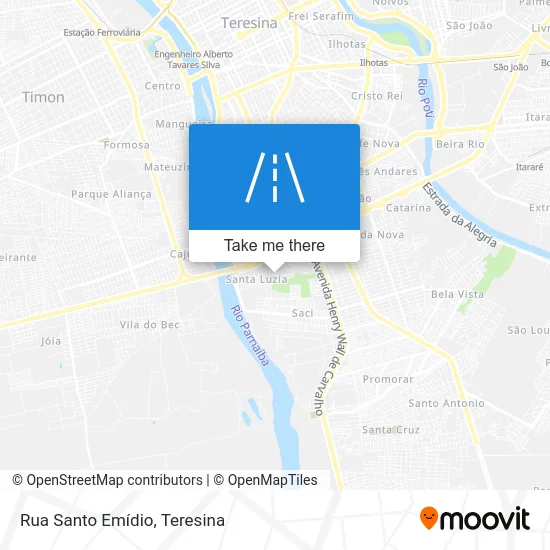 Rua Santo Emídio map