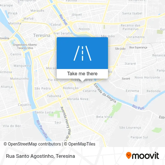 Rua Santo Agostinho map