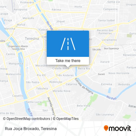 Rua Joça Broxado map