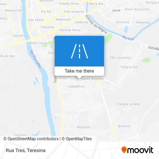 Rua Tres map