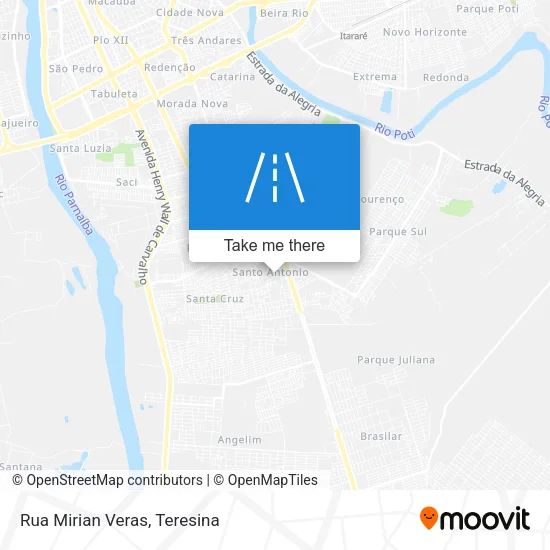 Rua Mirian Veras map