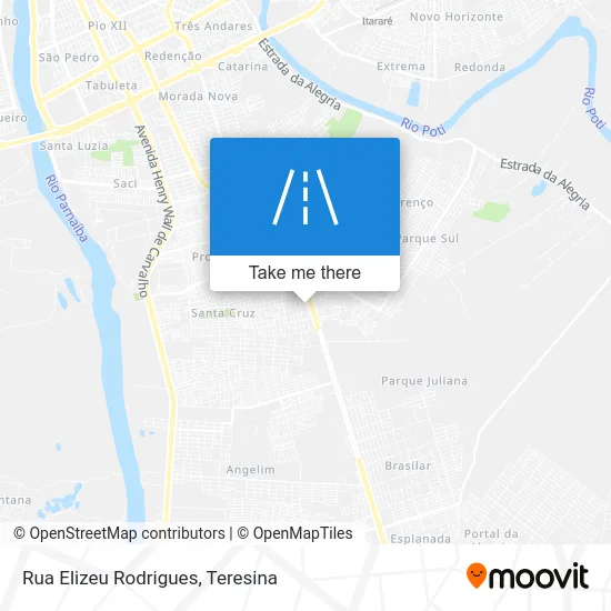 Rua Elizeu Rodrigues map