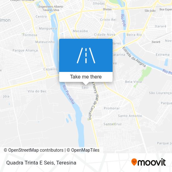 Quadra Trinta E Seis map