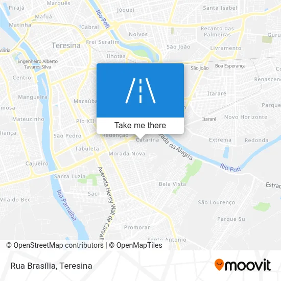 Rua Brasília map