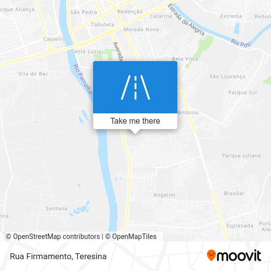 Rua Firmamento map