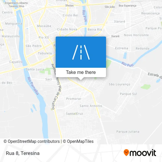 Rua 8 map