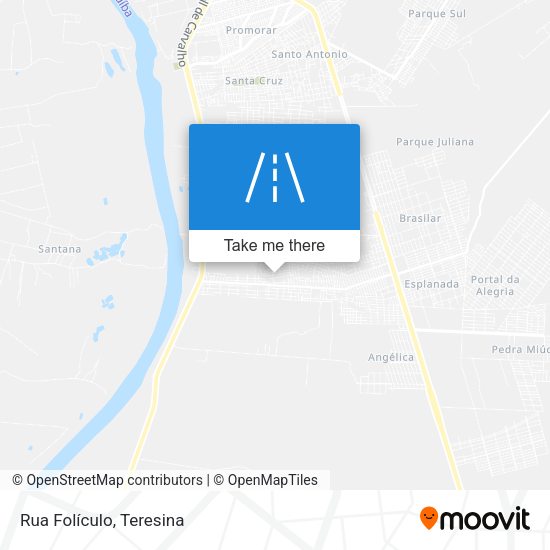 Rua Folículo map