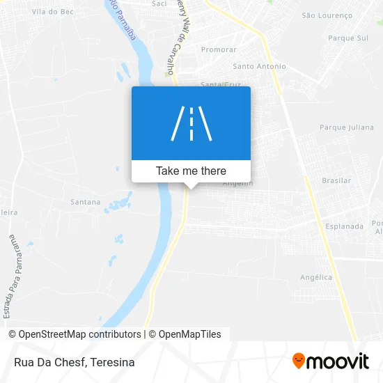 Rua Da Chesf map