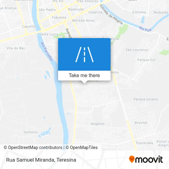 Rua Samuel Miranda map