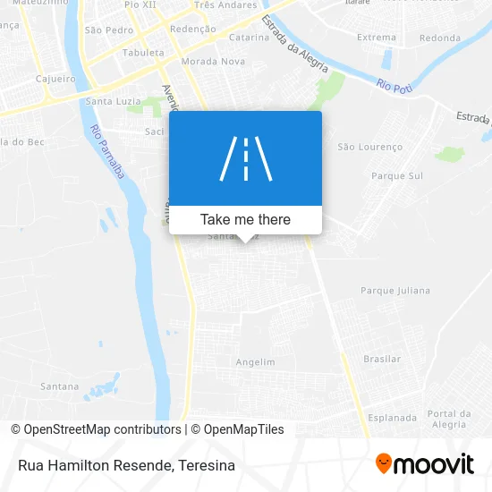 Rua Hamilton Resende map