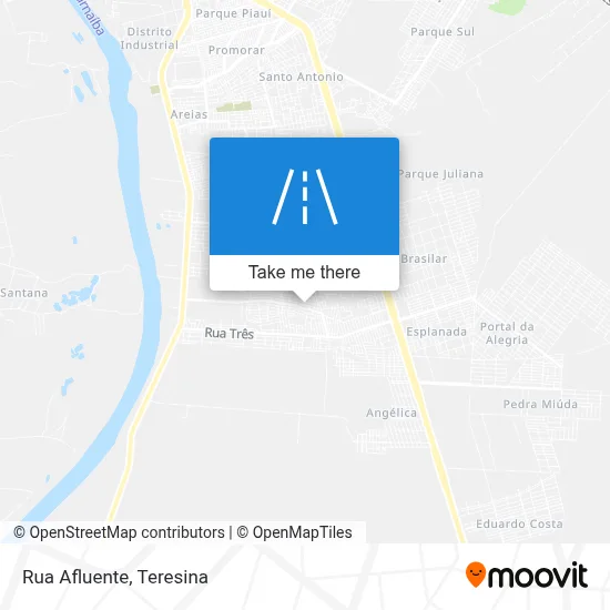 Rua Afluente map