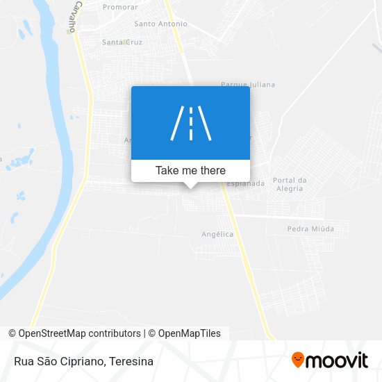Rua São Cipriano map