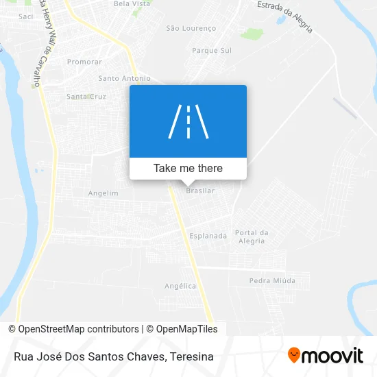 Rua José Dos Santos Chaves map