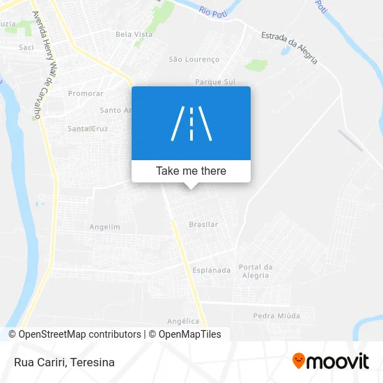 Rua Cariri map
