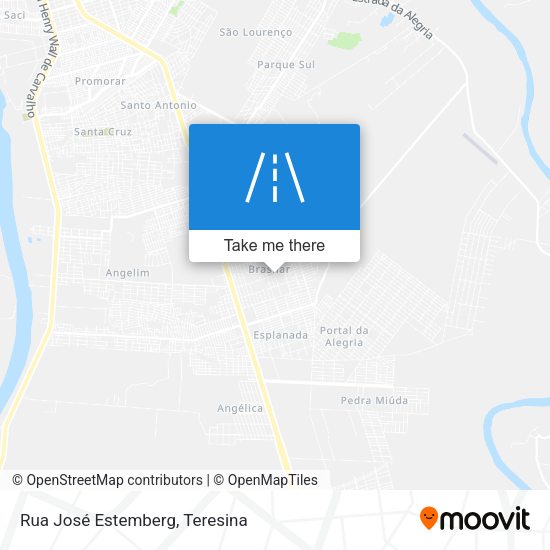 Rua José Estemberg map