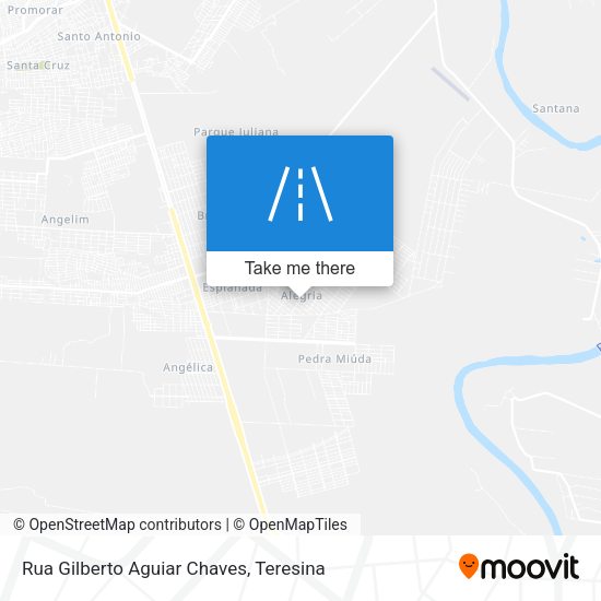 Rua Gilberto Aguiar Chaves map