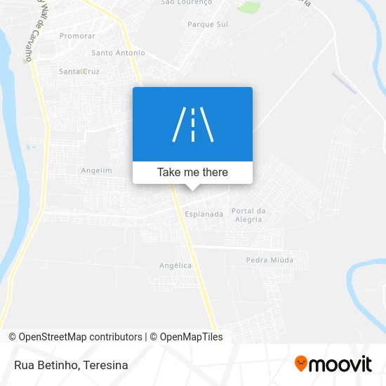 Rua Betinho map
