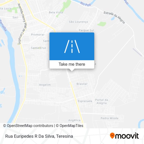 Rua Euripedes R Da Silva map