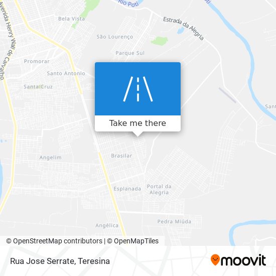 Rua Jose Serrate map