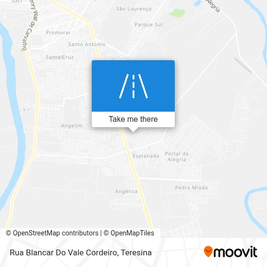 Rua Blancar Do Vale Cordeiro map