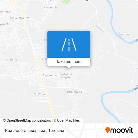 Rua José Ulisses Leal map