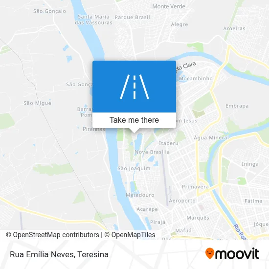 Rua Emília Neves map