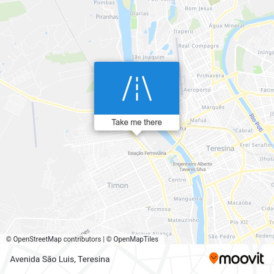 Avenida São Luis map