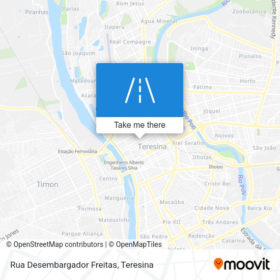 Rua Desembargador Freitas map