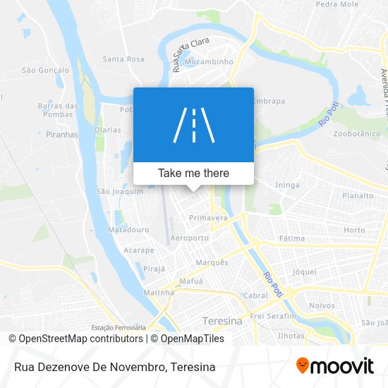 Rua Dezenove De Novembro map