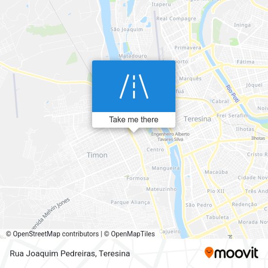 Rua Joaquim Pedreiras map