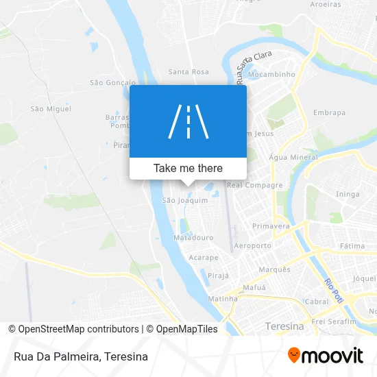 Rua Da Palmeira map