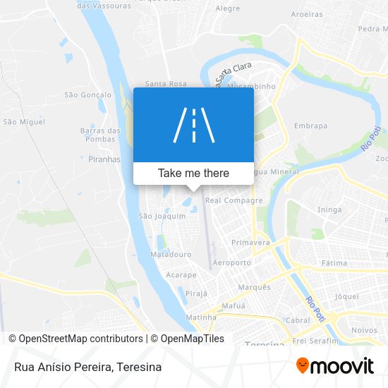 Rua Anísio Pereira map